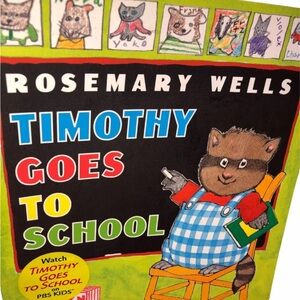 Rosemary Wells Timothy Goes to school vintage paperback book 

PBS